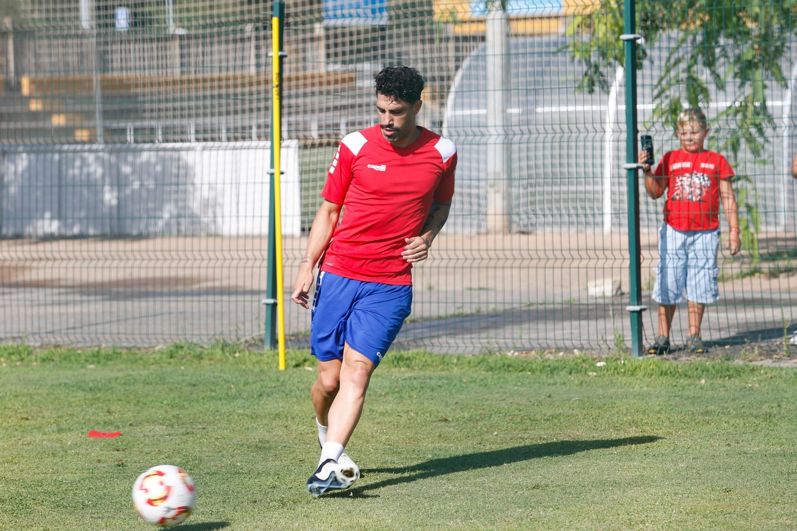 Las fotos del entrenamiento de pretemporada del Algeciras en La Menacha