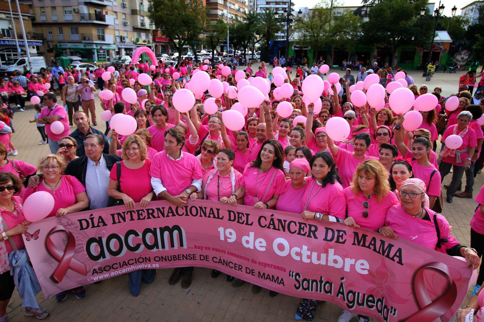 Cadena humana que se celebró el año pasado y que se repetirá mañana.