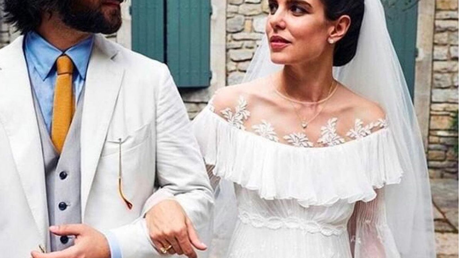 Dimitri Rassam y Carlota, en su enlace religioso el pasado sábado.