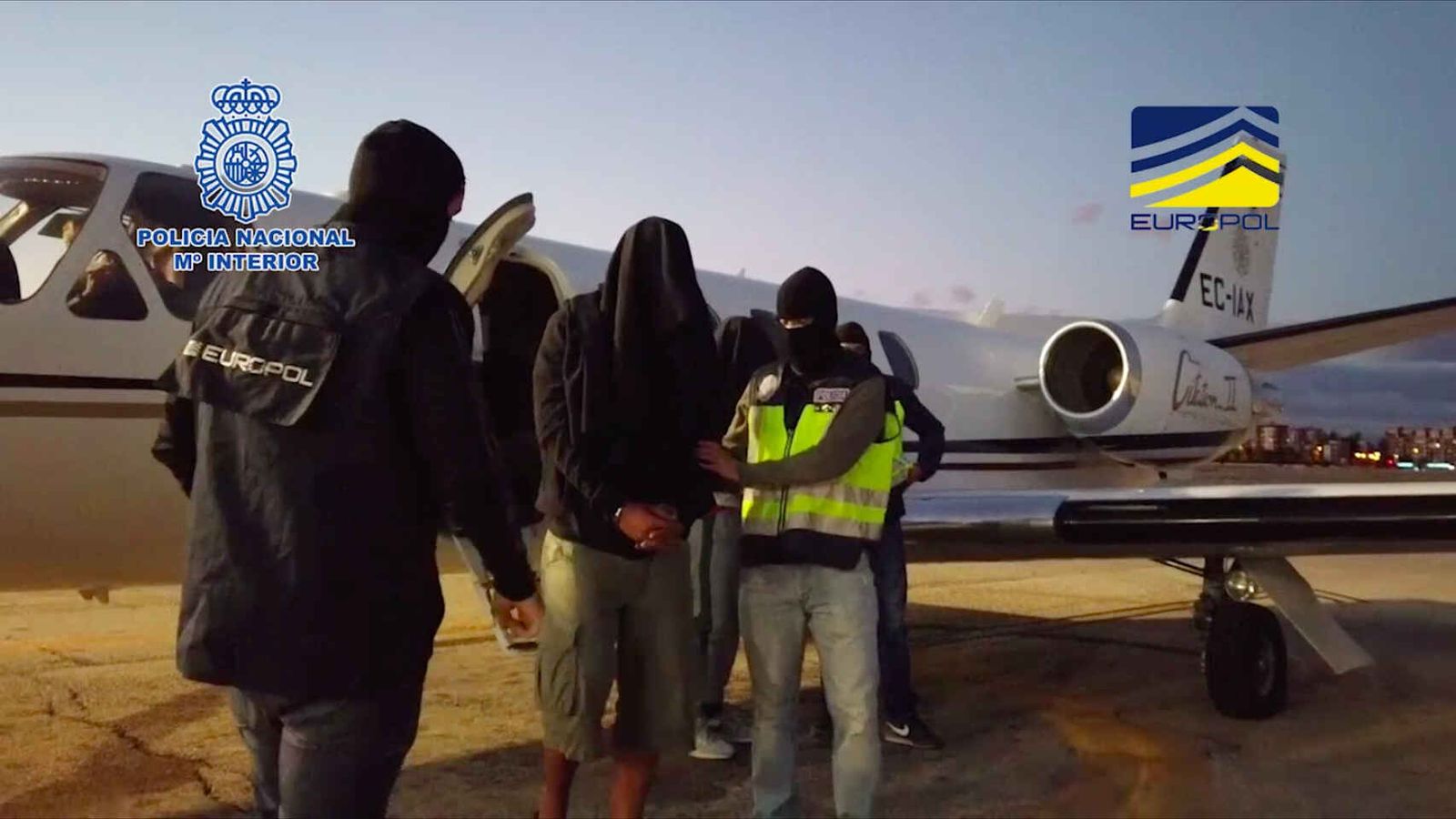 Operación antiterrorista de la Policía Nacional