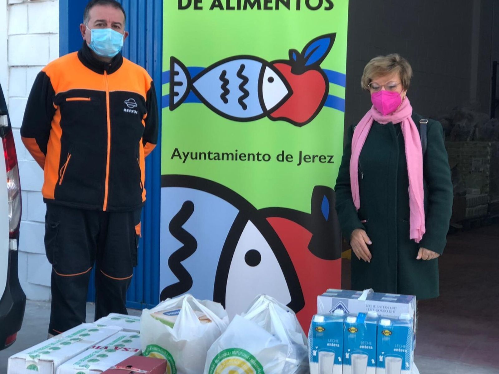 Carmen Collado, en una visita al Centro Municipal de Alimentos.