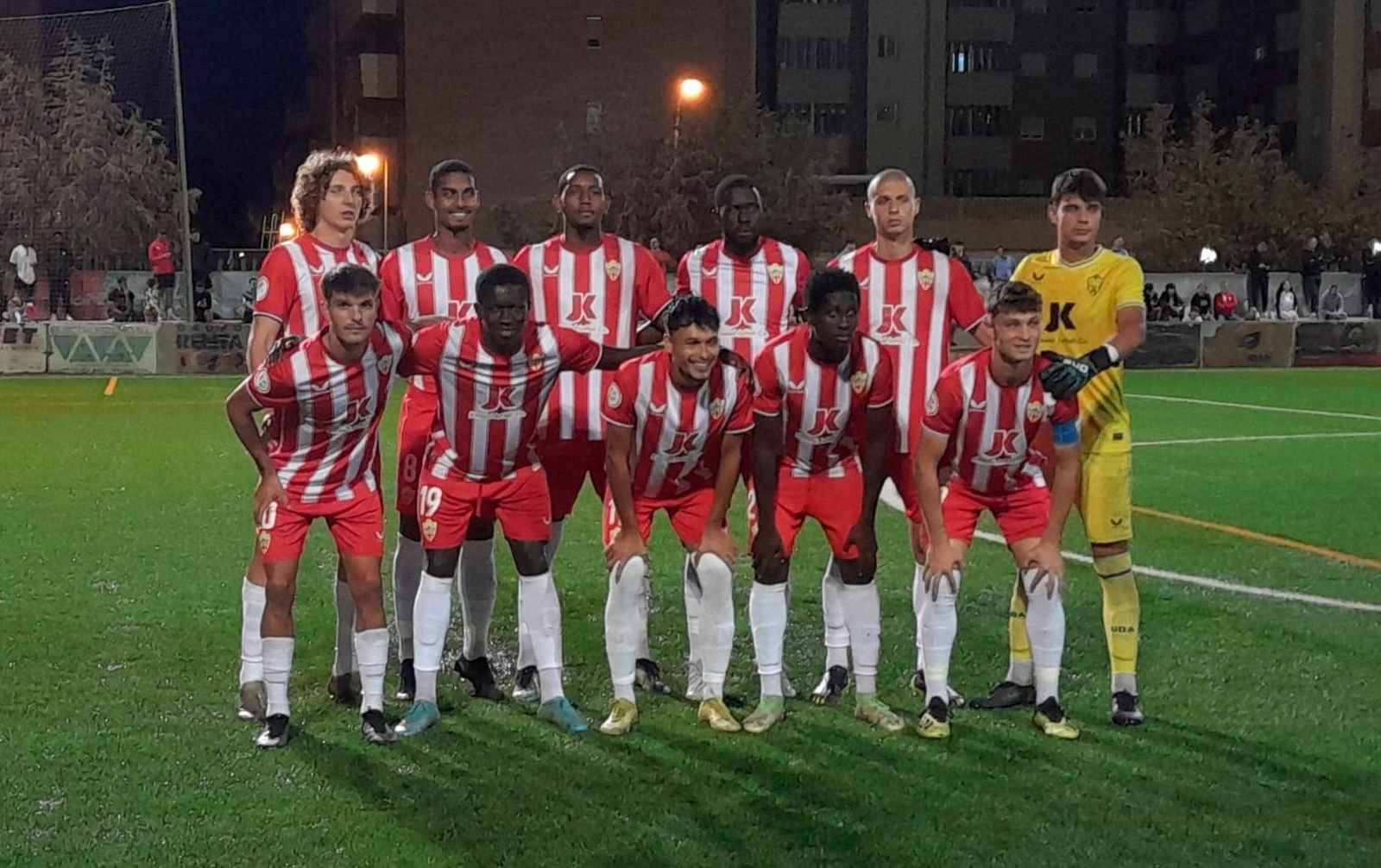 Once del Almería B en el Tito Pedro
