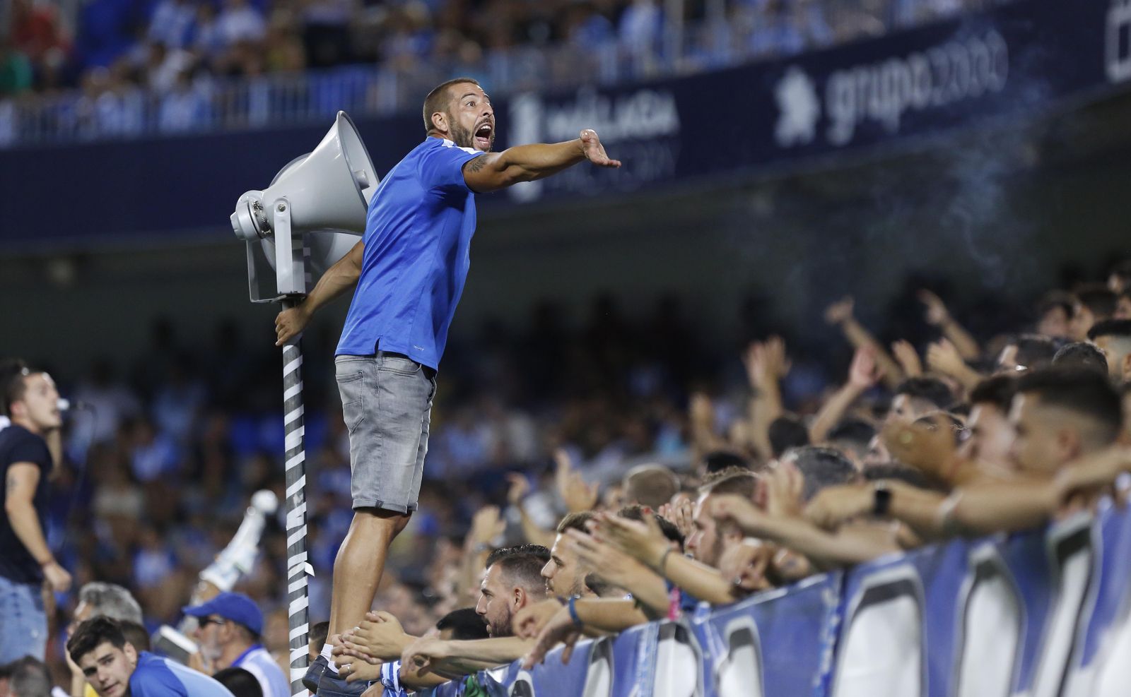 El Málaga CF-Las Palmas, en fotos