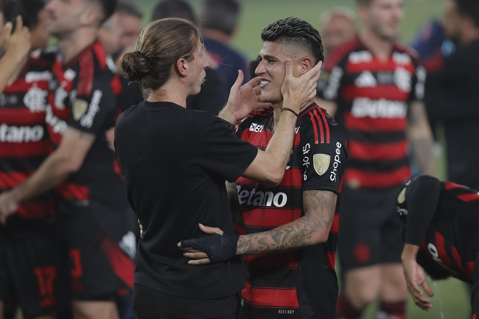 Las fotos de la final de la Copa Libertadores con triunfo de Flamengo sobre Palmeiras