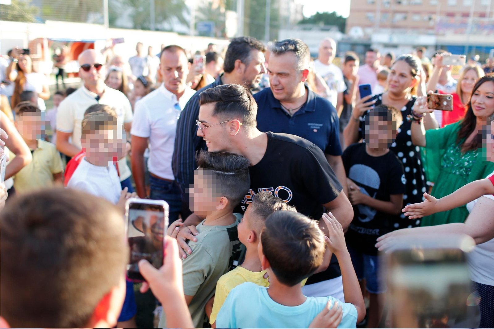 Las fotos de Brahim Díaz, jugador del Real Madrid, en el Tiro Pichón