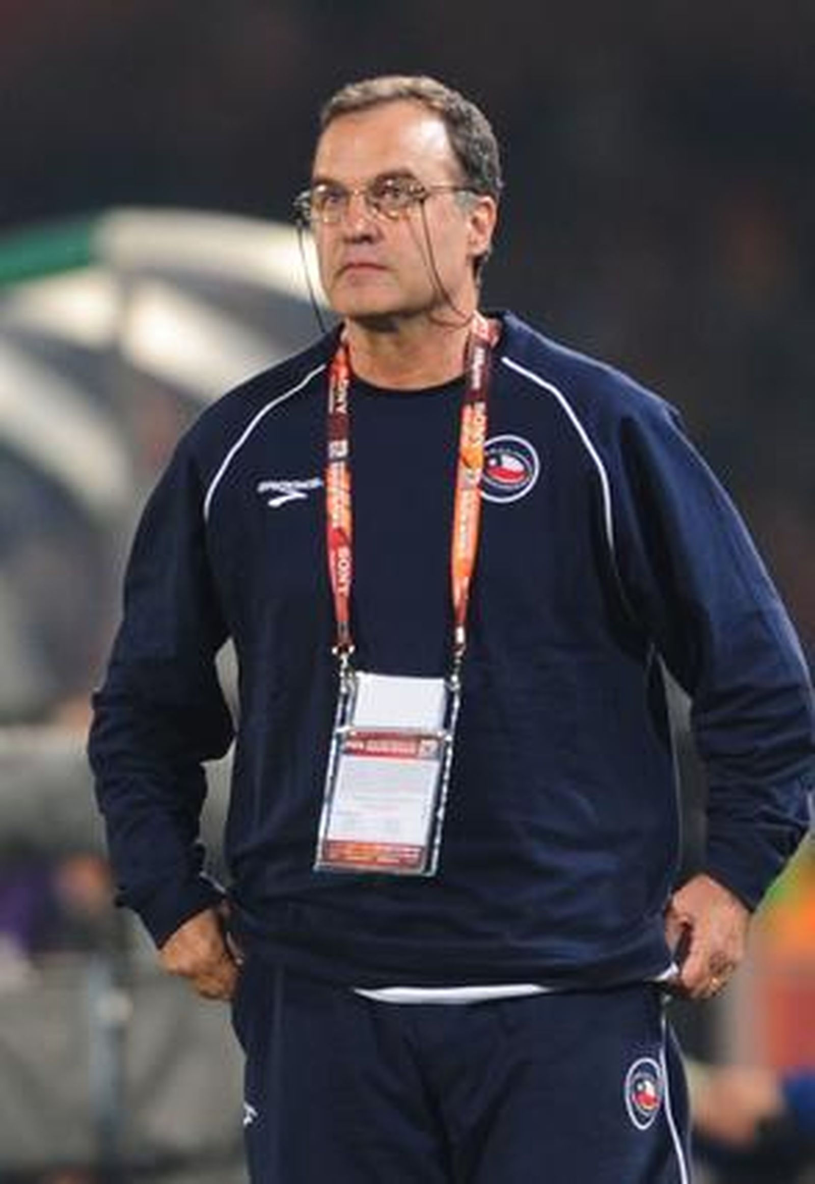 Marcelo Bielsa, el técnico argentino de Chile. / Reportaje gráfico: EFE, Reuters, AFP.