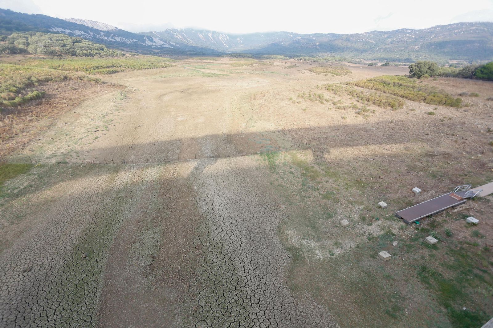Fotos del estado del pantano de Charco Redondo en Los Barrios
