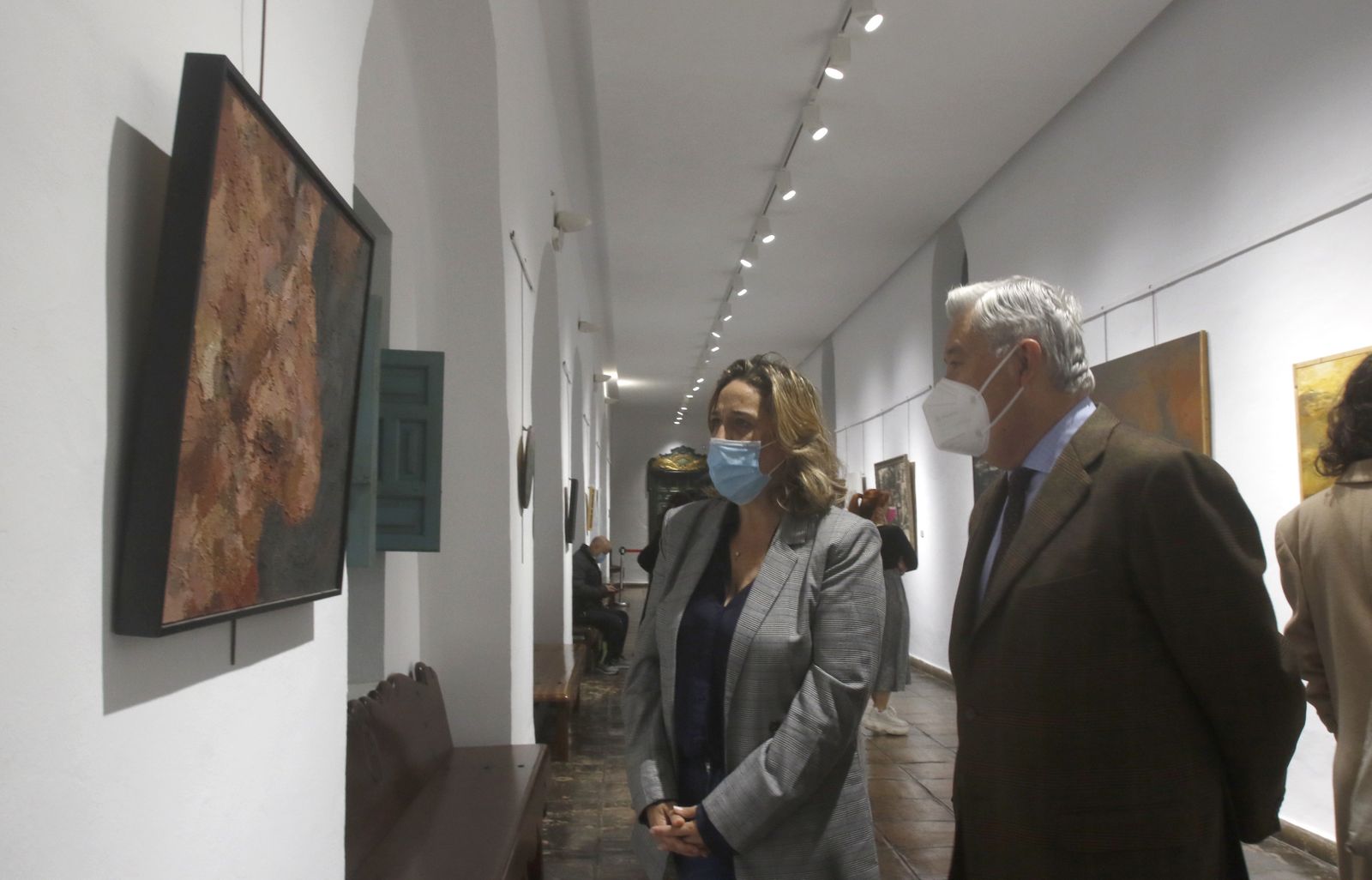 Inauguración de la exposición '04,05,06' de los residentes de la Fundación Antonio Gala, en imágenes