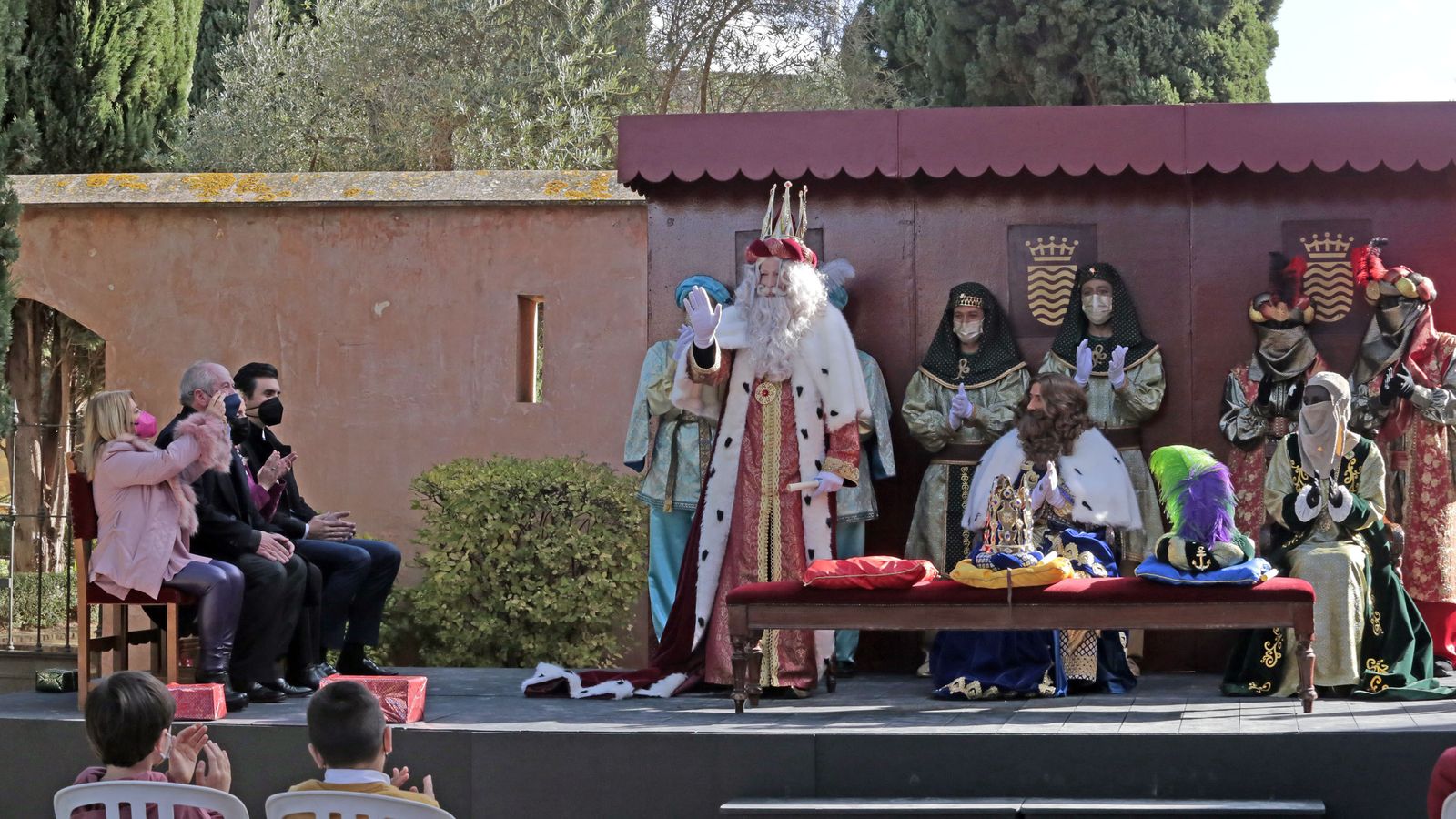 Coronación de los Reyes Magos de Jerez en el Alcázar