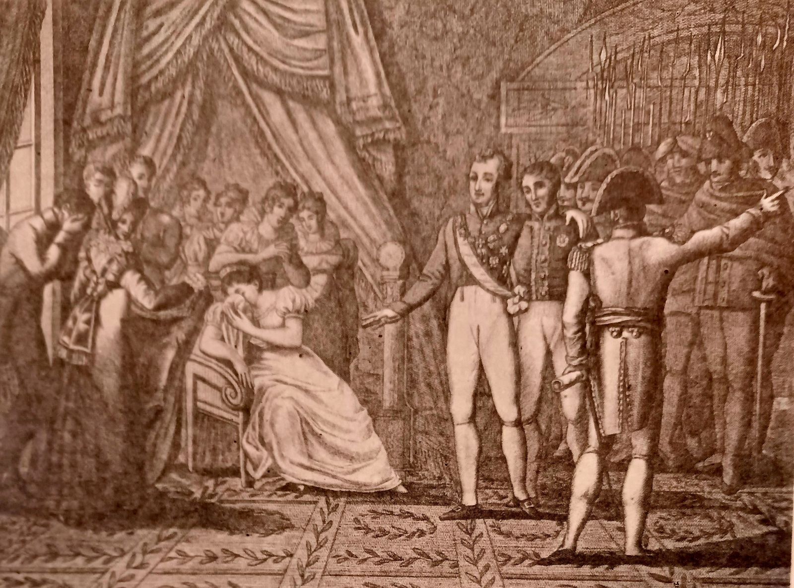 La familia real obligada a salir de Madrid.