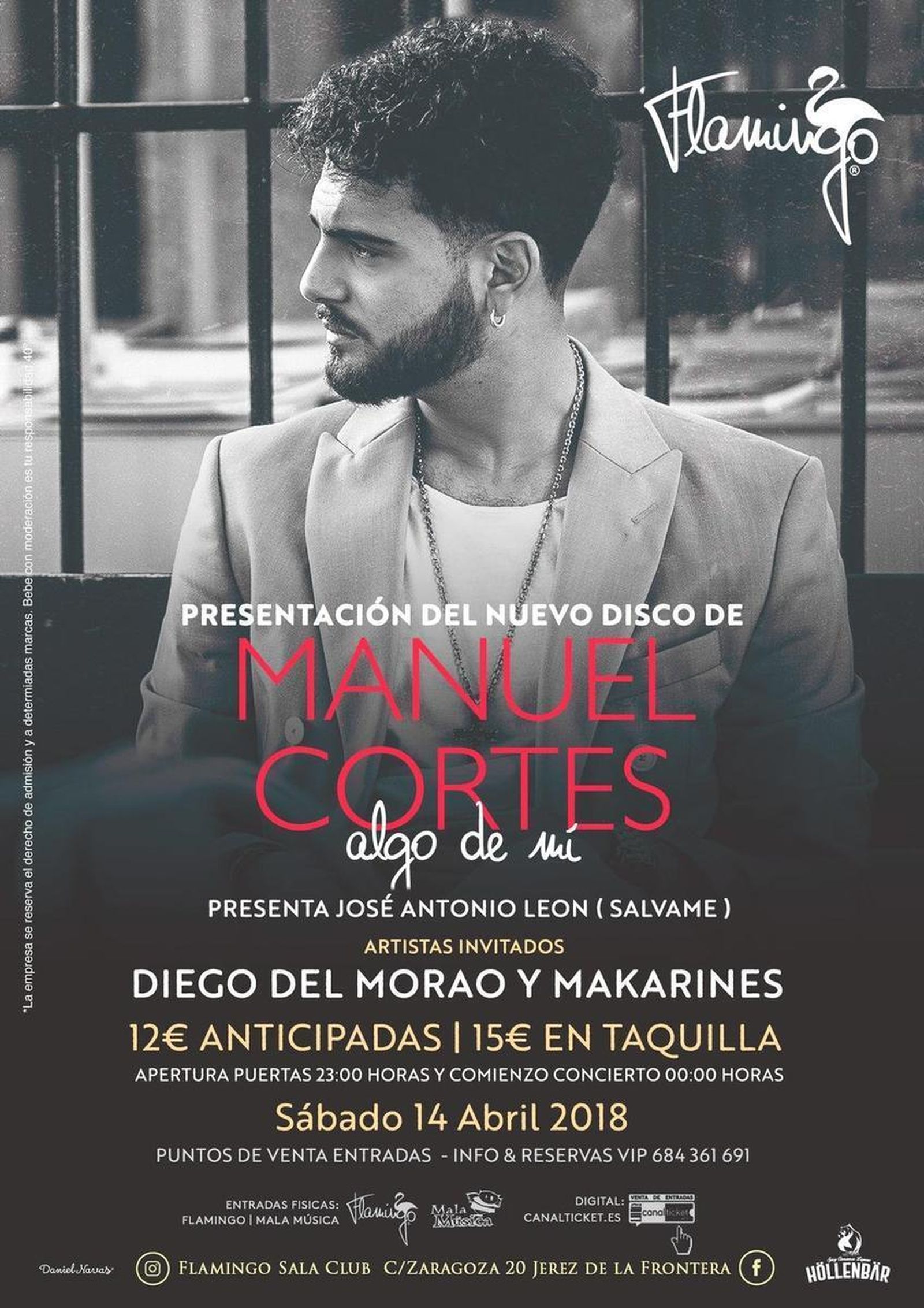 El artista sevillano Manuel Cortés presenta en la ciudad su nuevo disco, 'Algo de mí'