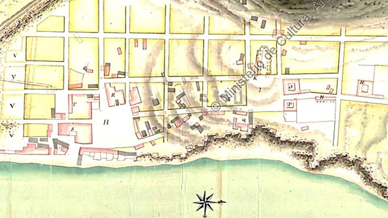 En su trazado en cuadricula, Verboom tuvo que respetar las plazas.