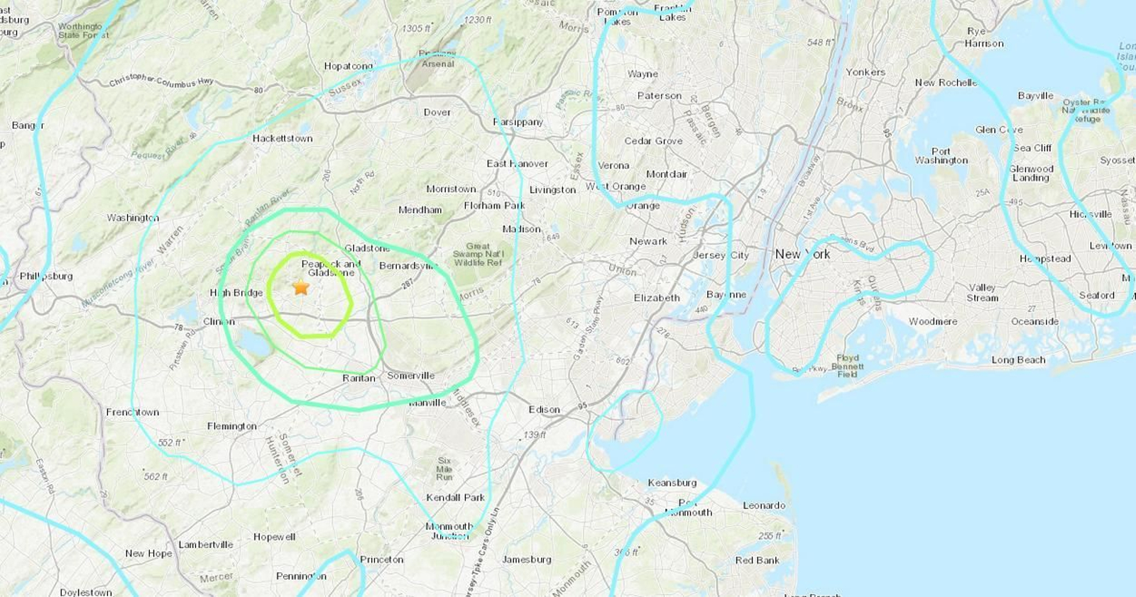 Un terremoto de 4,8 en Nueva Jersey se siente en toda la ciudad de Nueva York