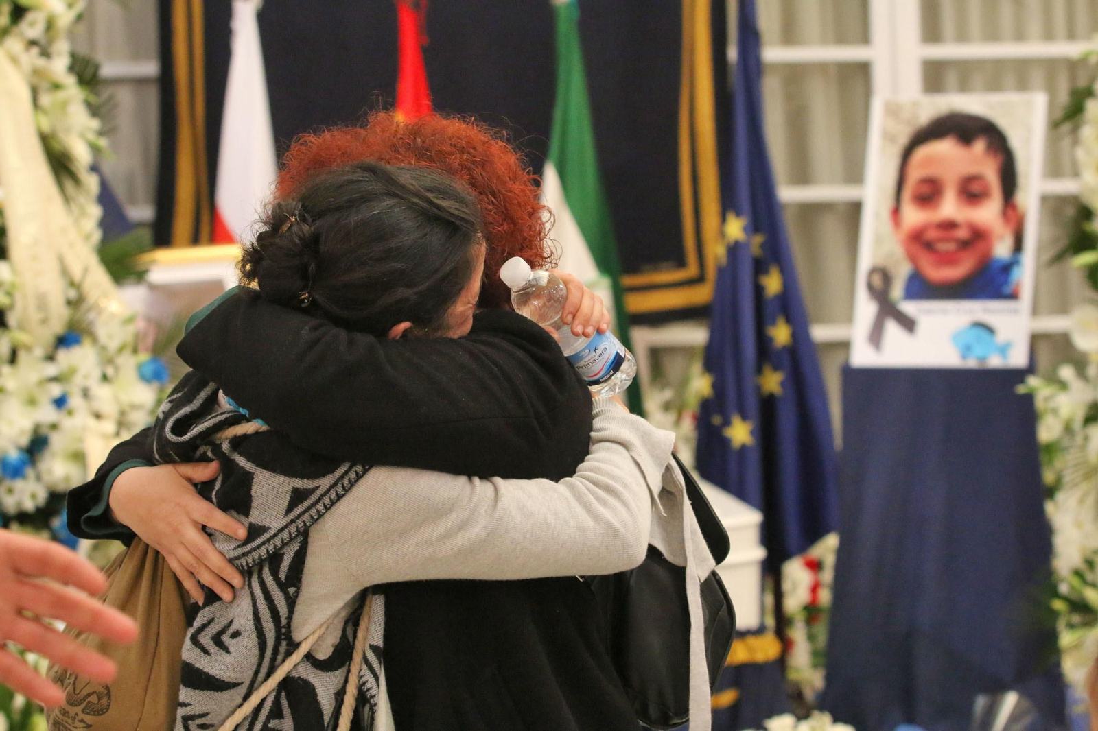 Las imágenes de la capilla ardiente por Gabriel