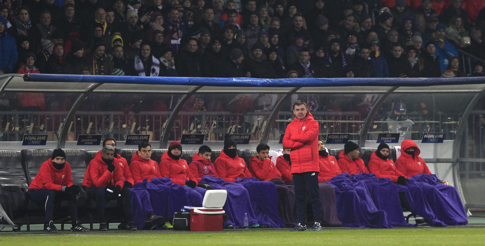 El Maribor-Sevilla FC, en imágenes