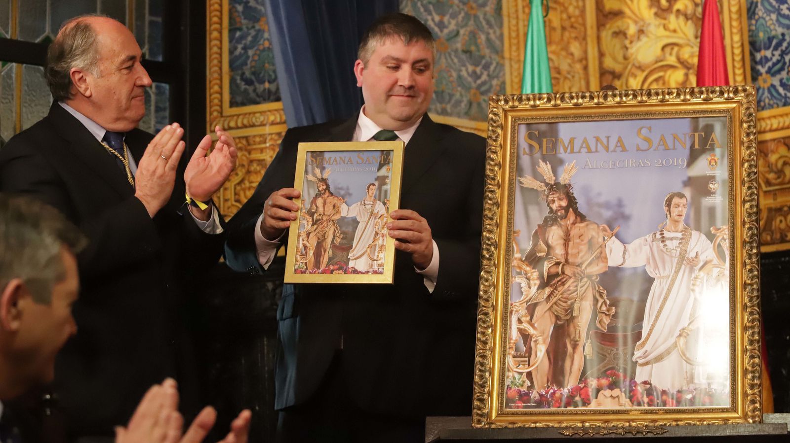 Presentación del cartel anunciador de la Semana Santa de Algeciras en imágenes