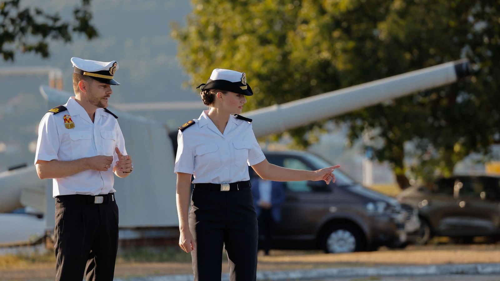 Las fotos del ingreso de la Princesa de Asturias en la Escuela Naval de Marín