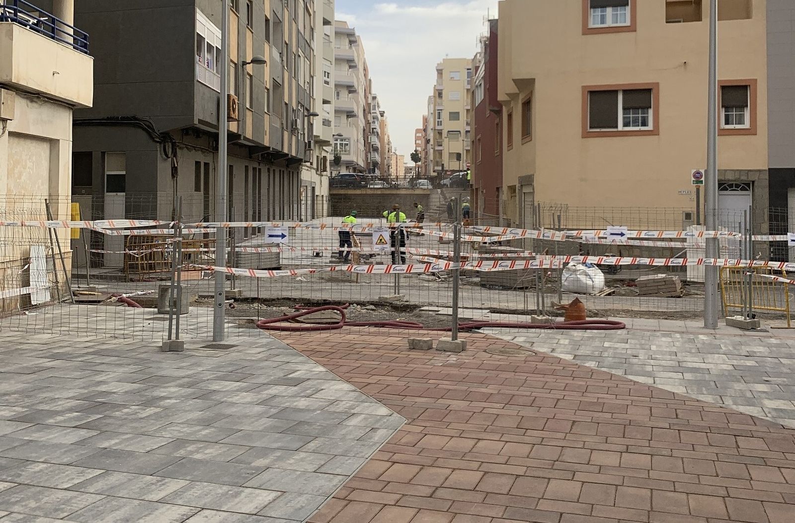 Obras de accesibilidad del paseo marítimo Carmen de Burgos.