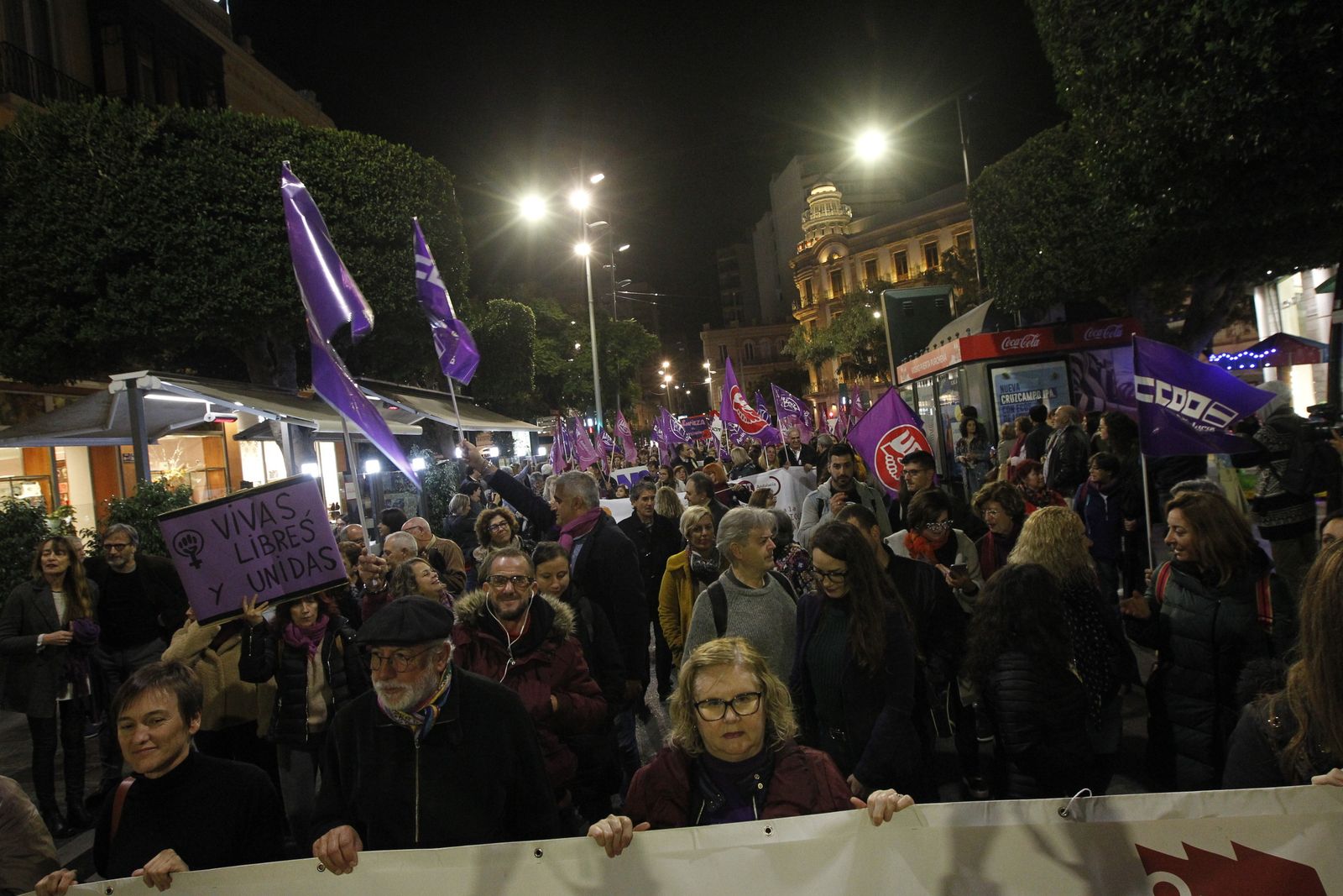 Manifestación Día Mundial contra la Violencia de Género. Almería