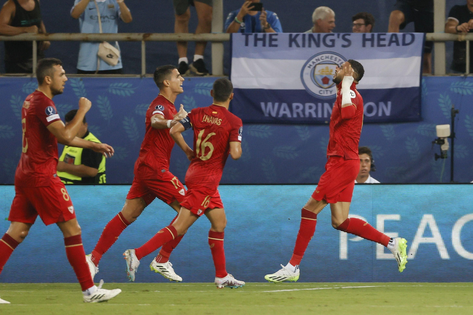 Las fotos del Manchester City-Sevilla FC en la Supercopa de Europa