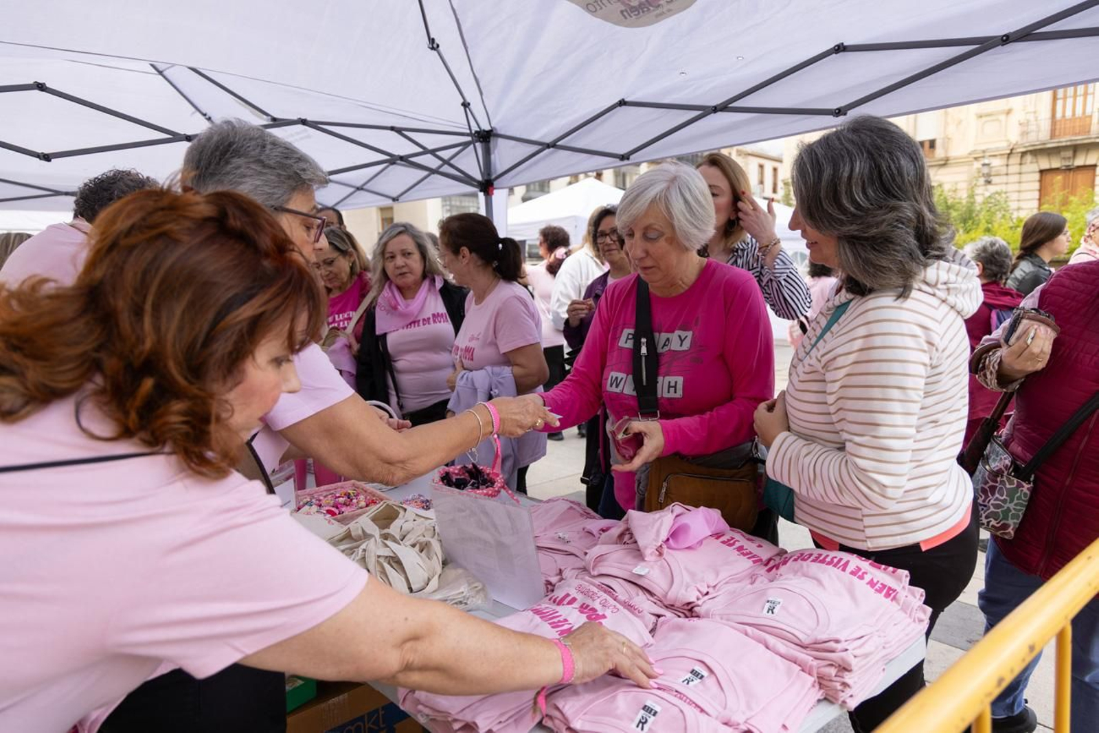 Jaén se viste de rosa con una marcha reivindicativa contra el cáncer de mama