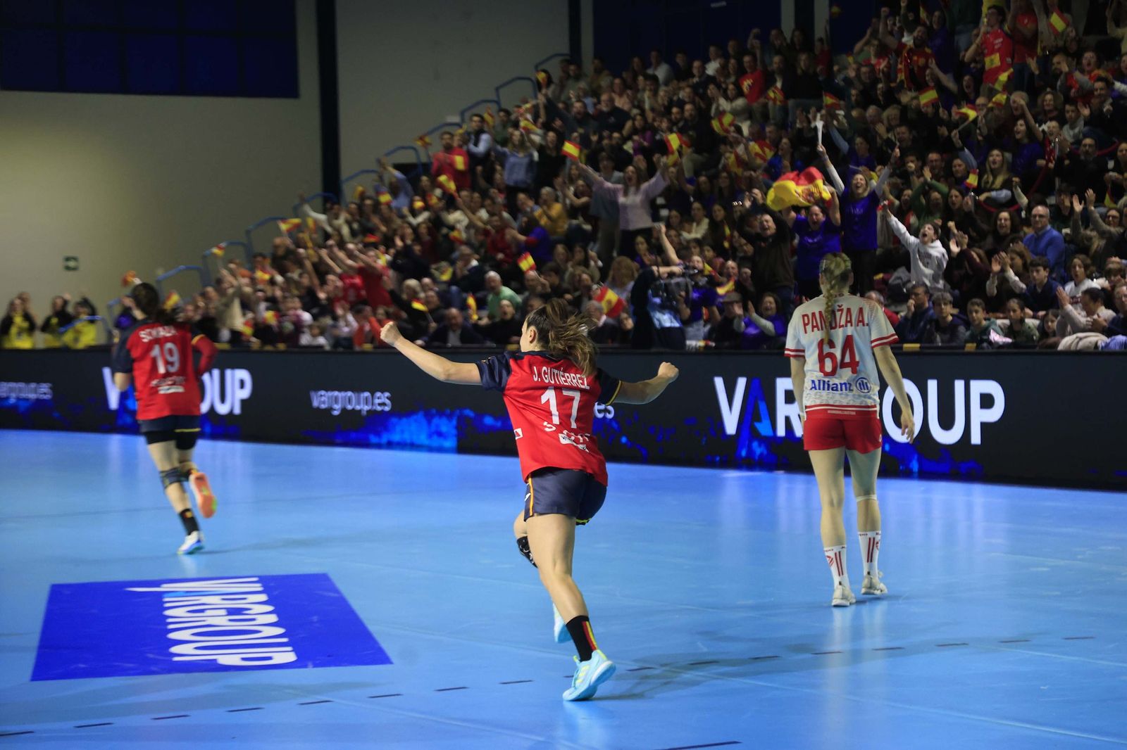 Las fotos del España-Austria del preeuropeo femenino de balonmano, en Algeciras
