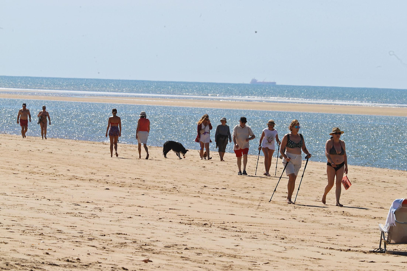 Imágenes de las playas de Huelva en la jornada de domingo