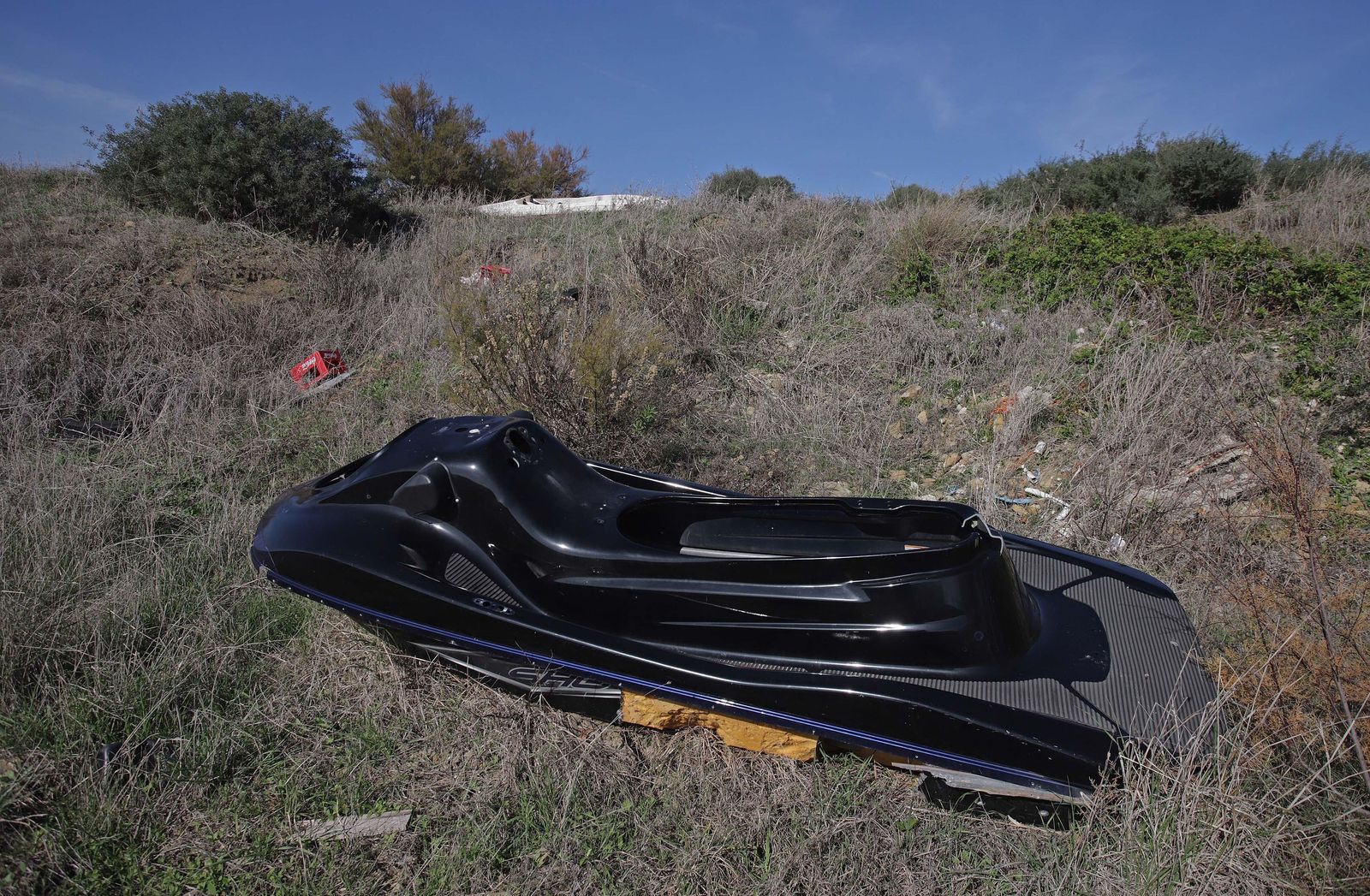 Fotos de los vertederos y escombreras ilegales en la zona de Alamillos Oeste en Algeciras