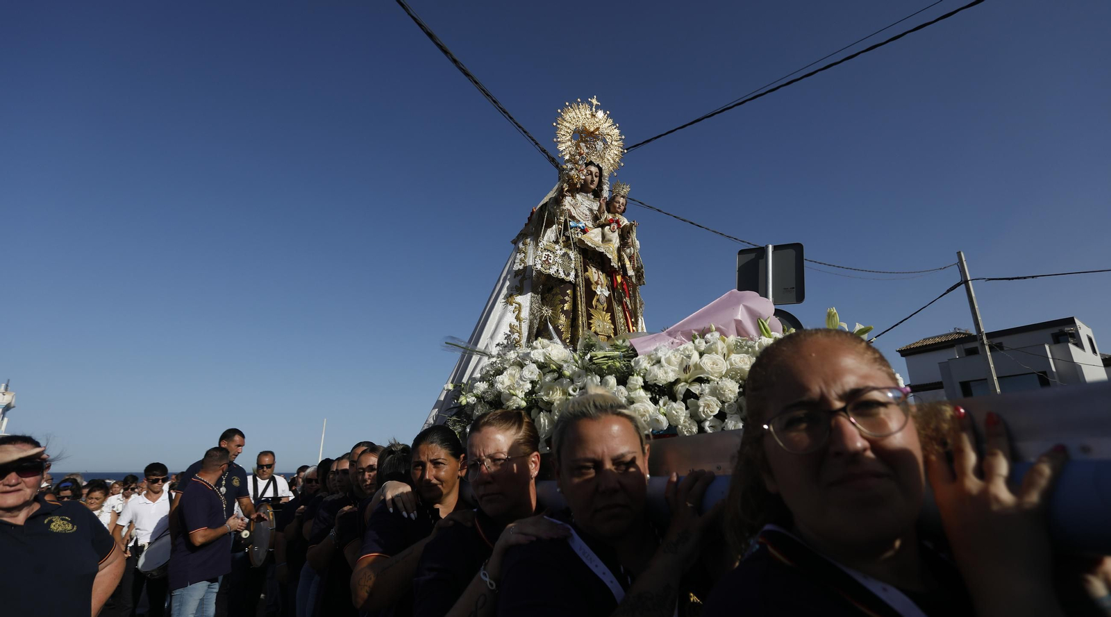 Procesión de la Virgen del Carmen de la iglesia de la Atunara en La Línea