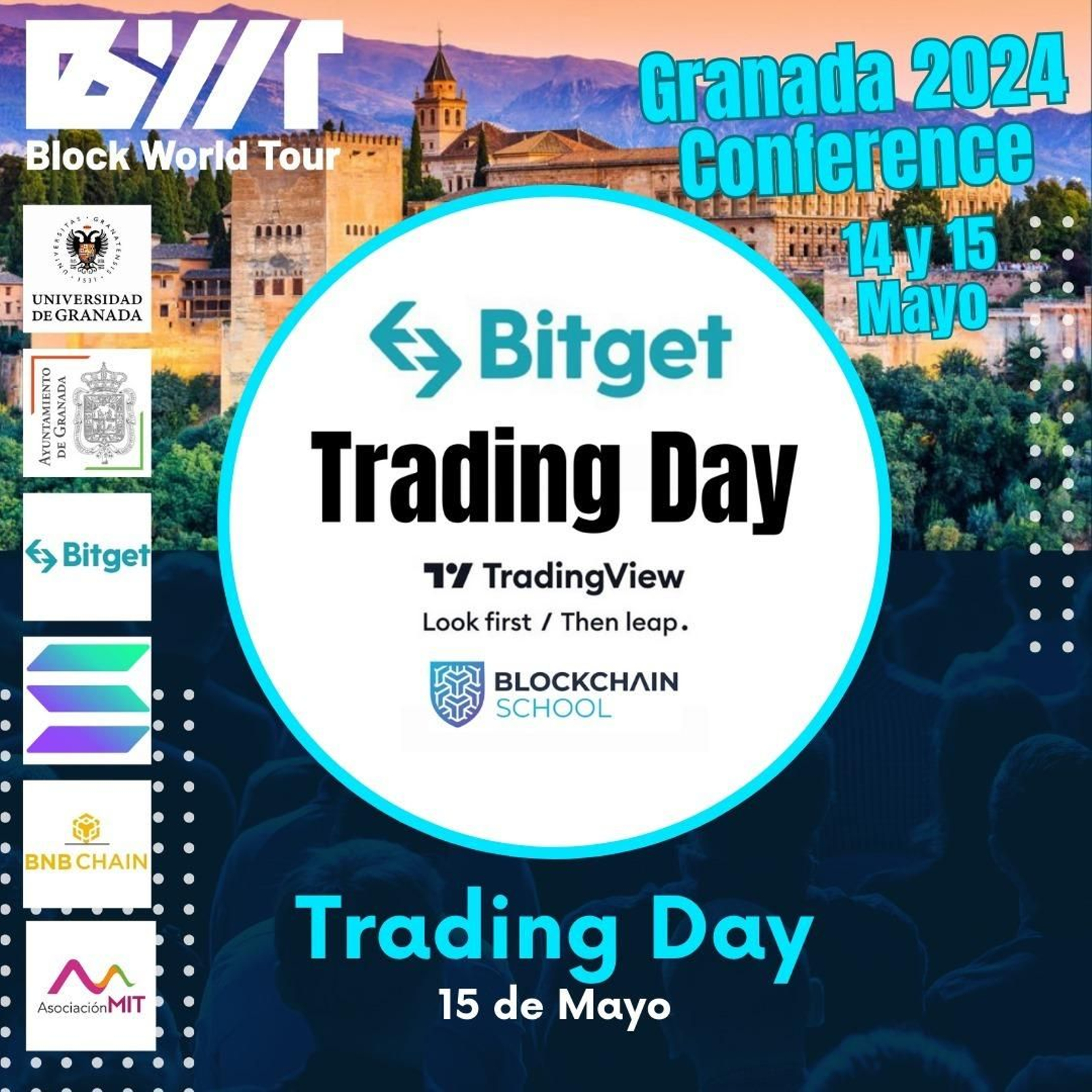 Cartel del Block World Tour Granada 2024.