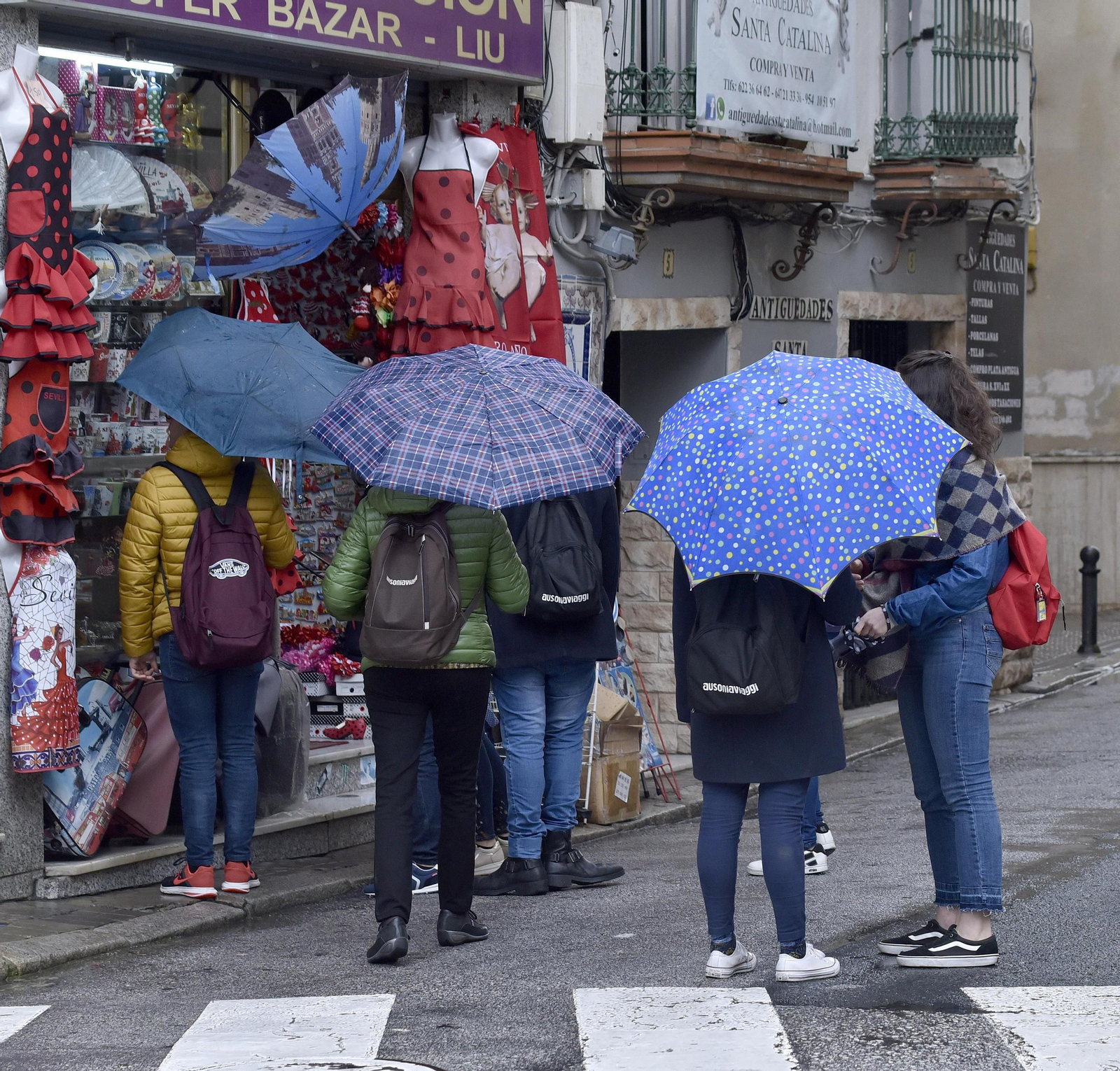 Las fuertes lluvias en Sevilla, en imágenes