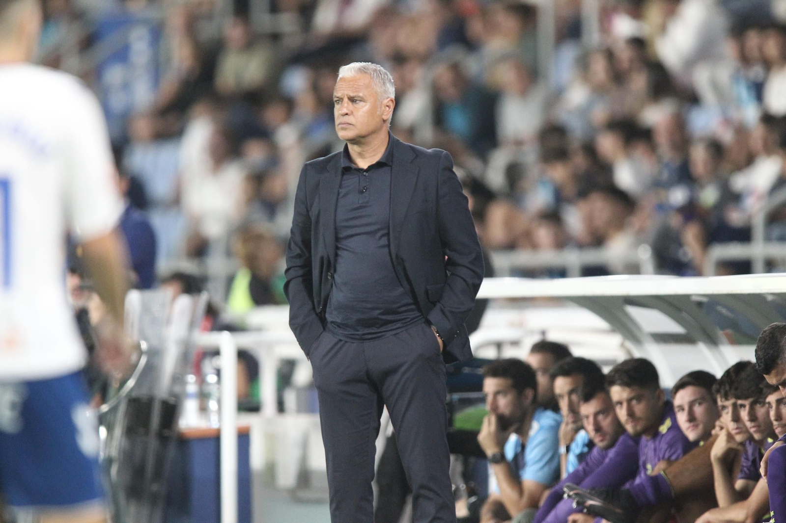 Pellicer, en el Tenerife-Málaga.