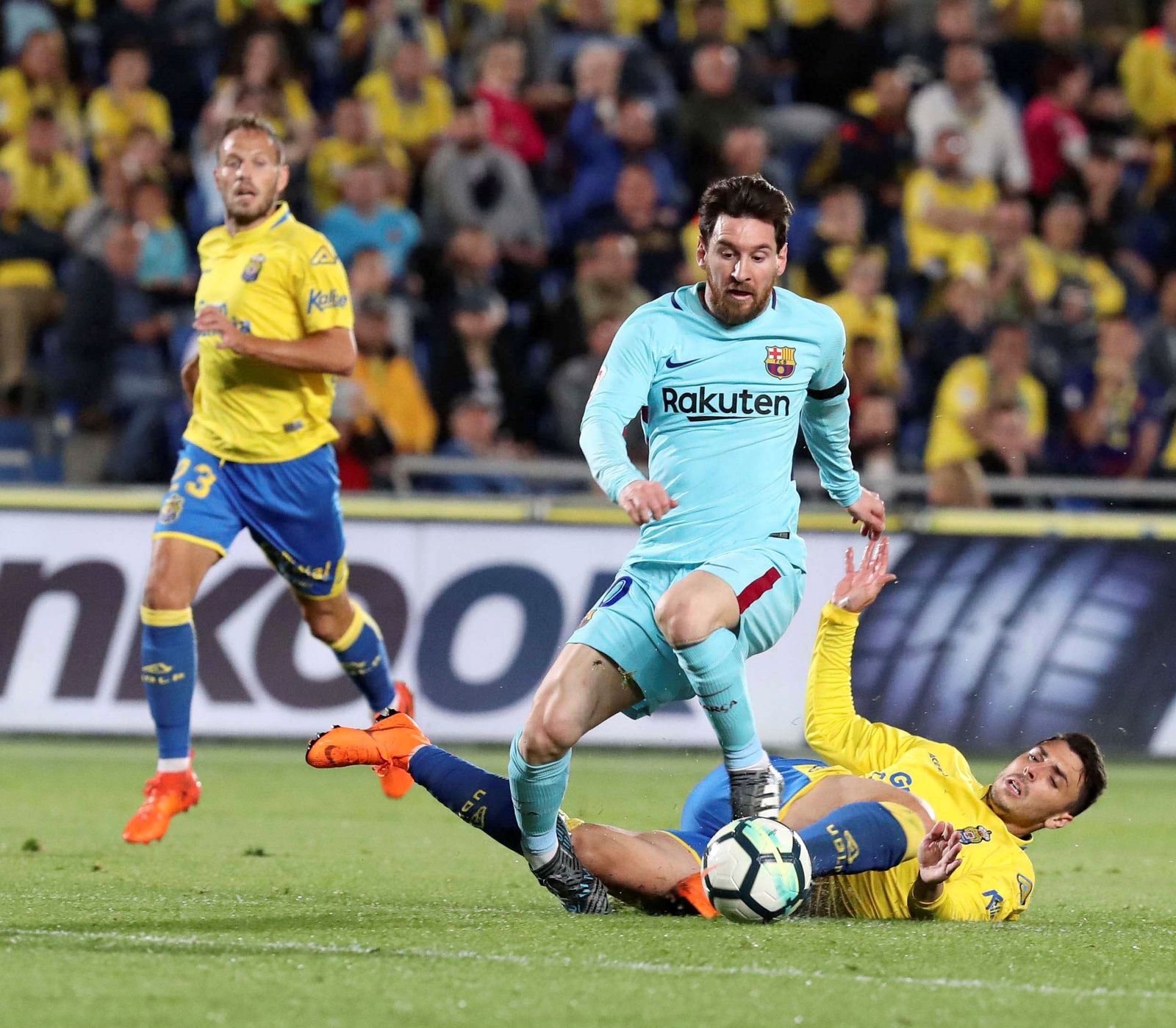 El Las Palmas-Barcelona, en imágenes