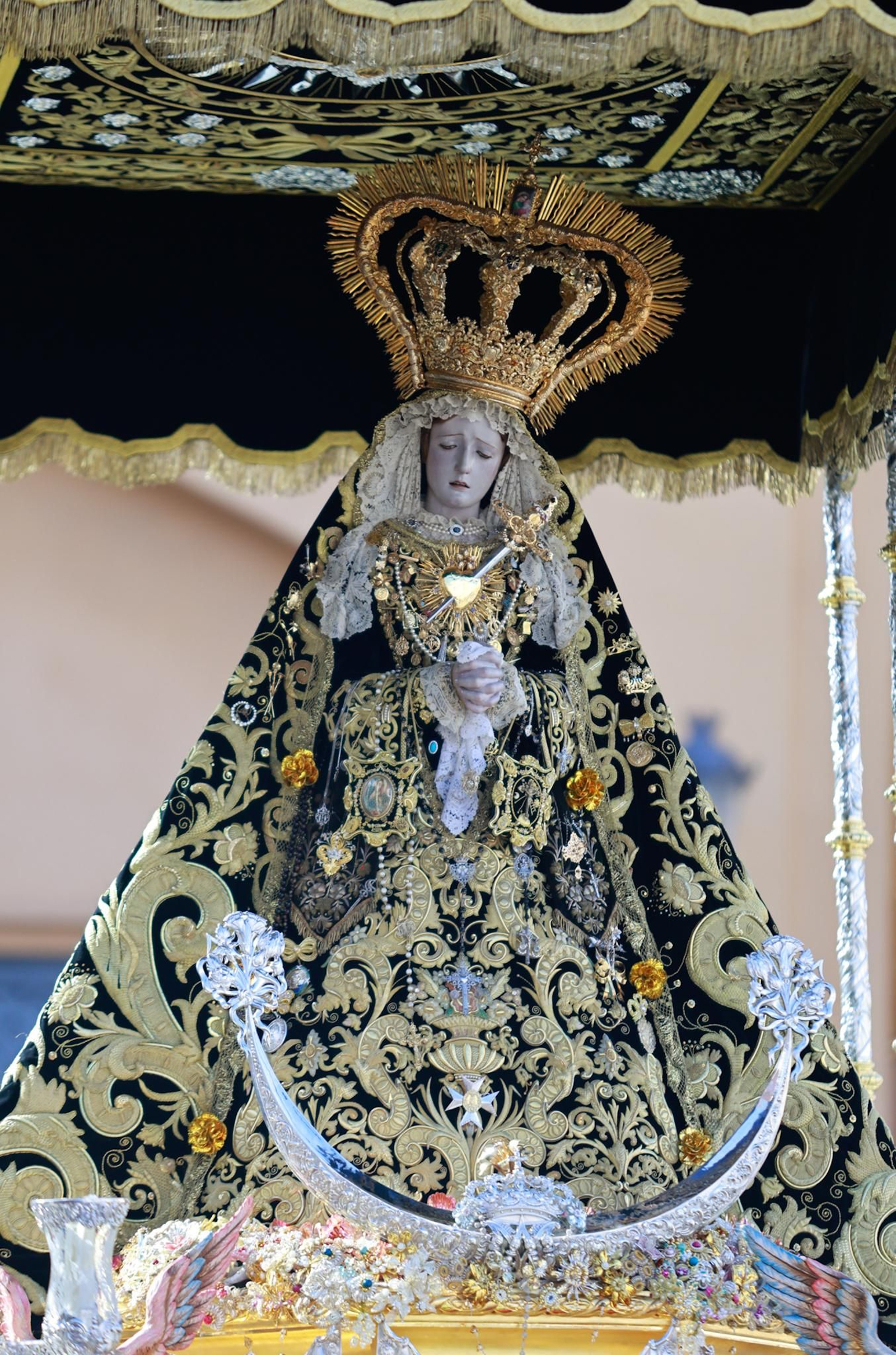 Dolores del Puente en el Lunes Santo de Málaga 2023