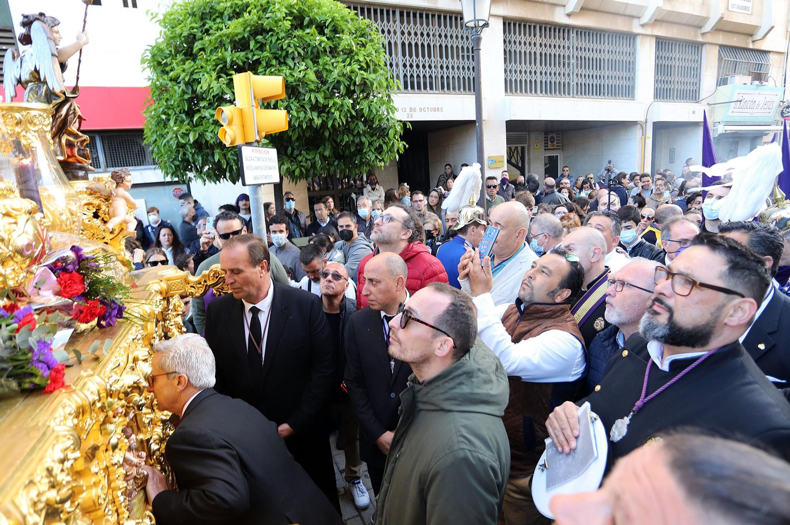 Imágenes del Nazareno en la madrugá de Huelva