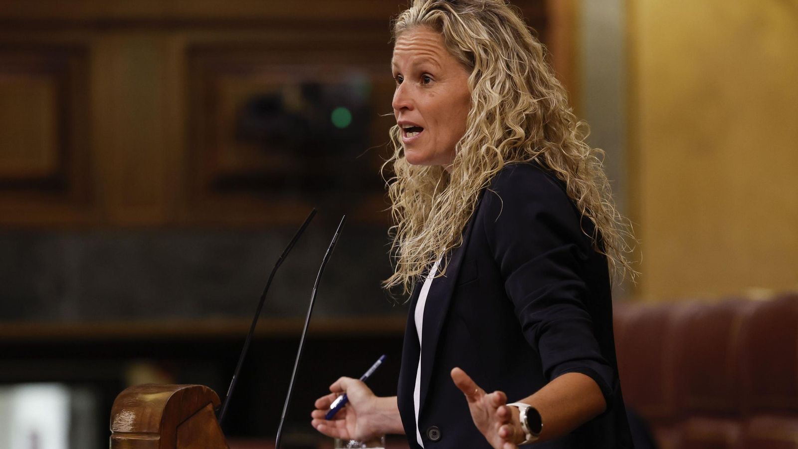 La nueva portavoz, Montserrat Mínguez. La nueva portavoz, Montserrat Mínguez.