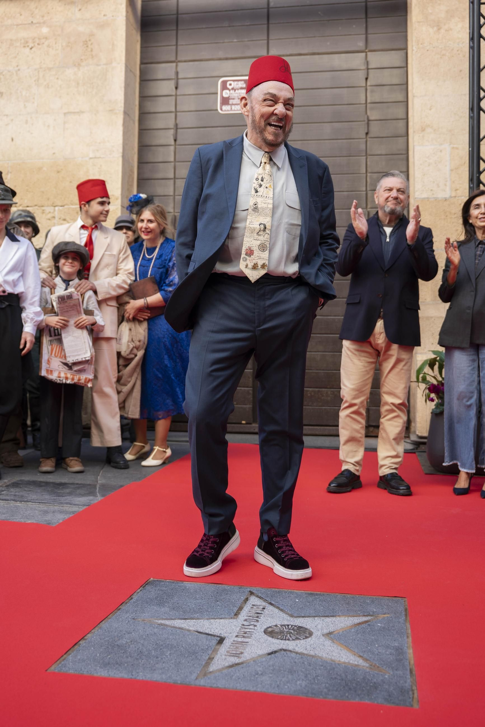 La estrella a JOHN RHYS-DAVIES luce en el paseo de la fama de Almería