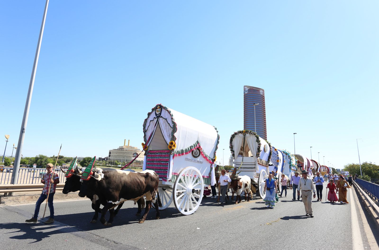 Salida de la Hermandad del Rocío de Triana