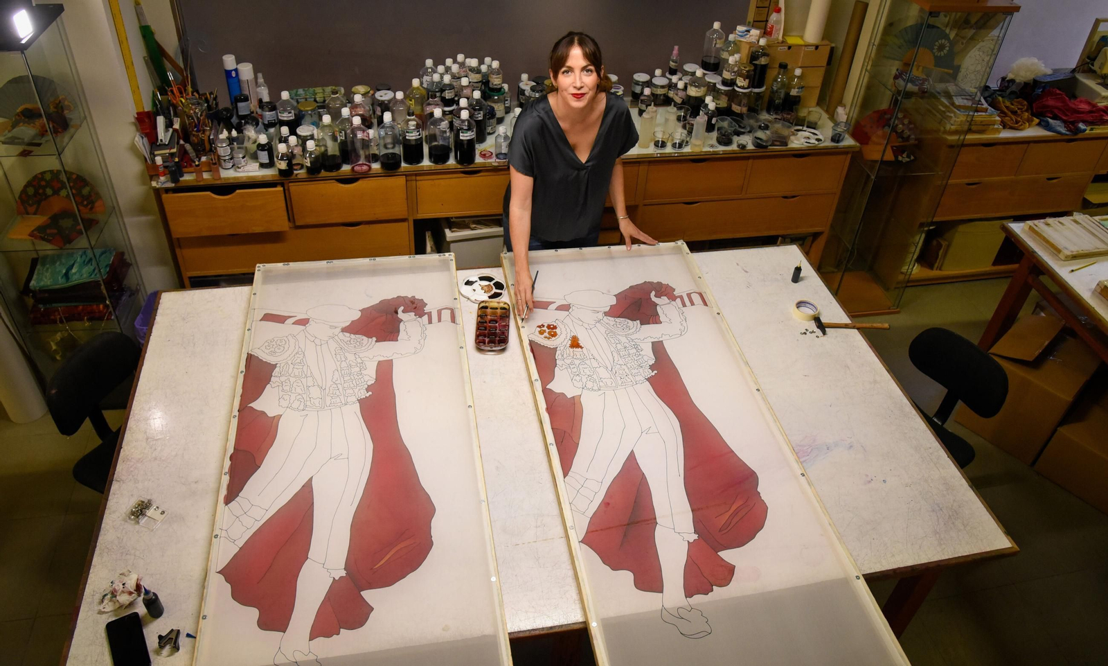 La artesanía hecha seda en Margaret de Arcos