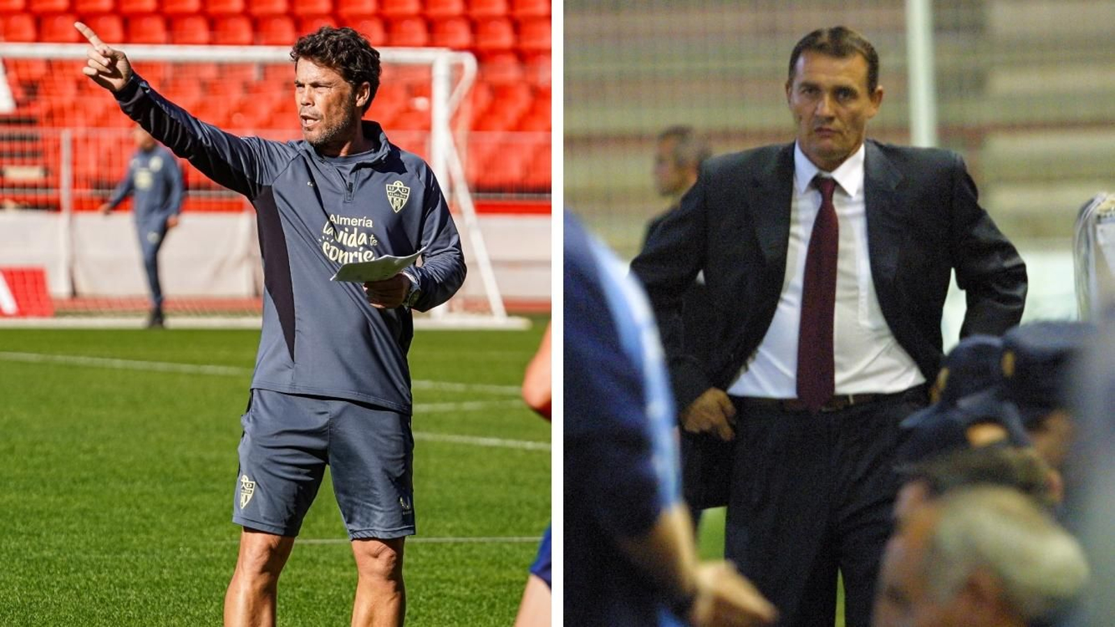 Rubi y Casuco, los dos entrenadores con más encuentros dirigidos en la historia de la UDA.