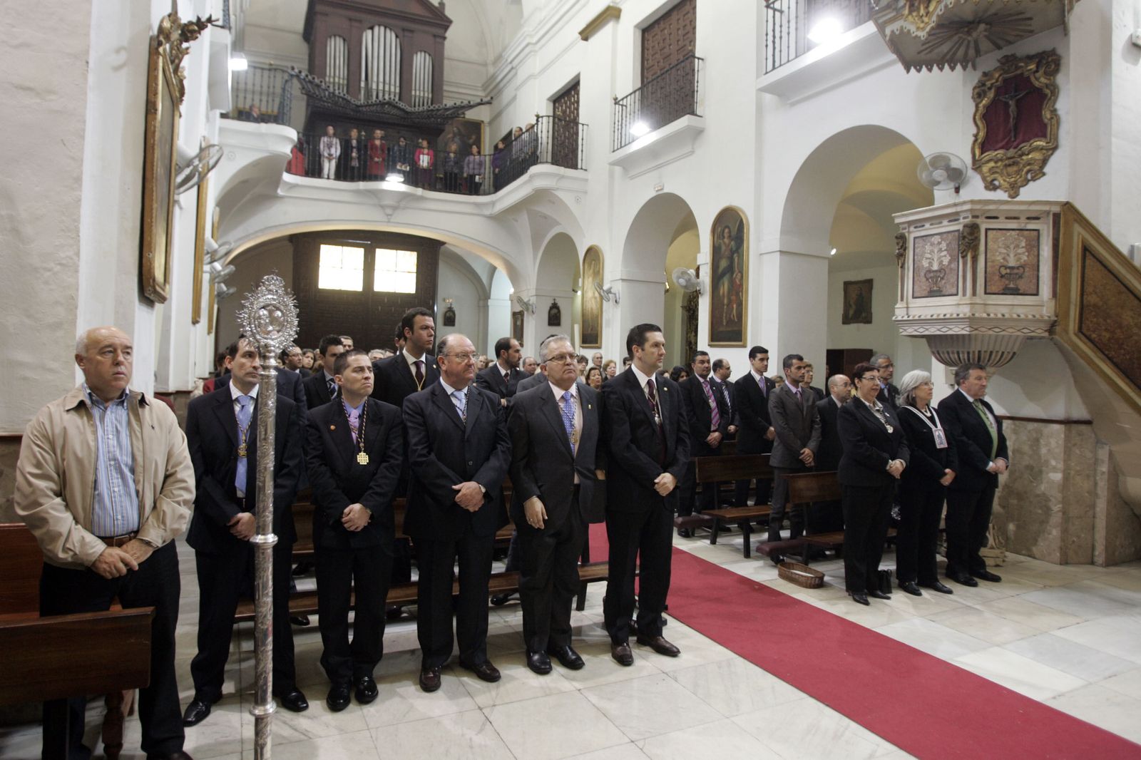 El Crucifijo del púlpito de San Antonio que ha desaparecido.
