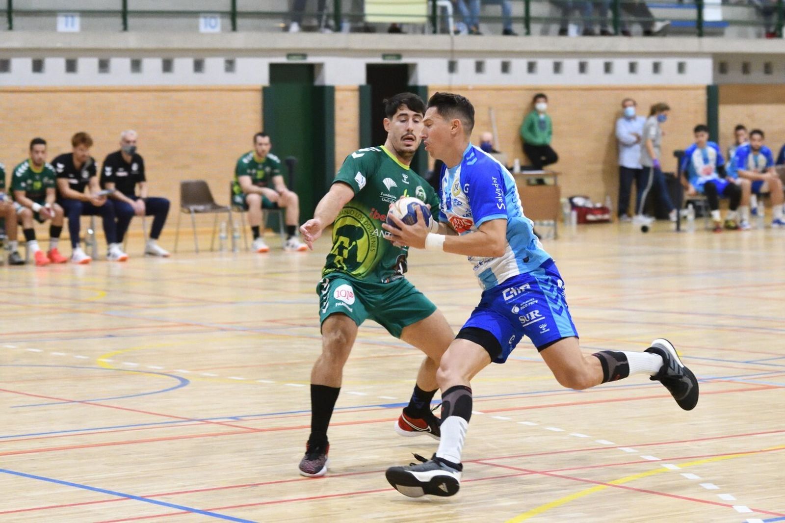 Curro Muñoz, en un partido.