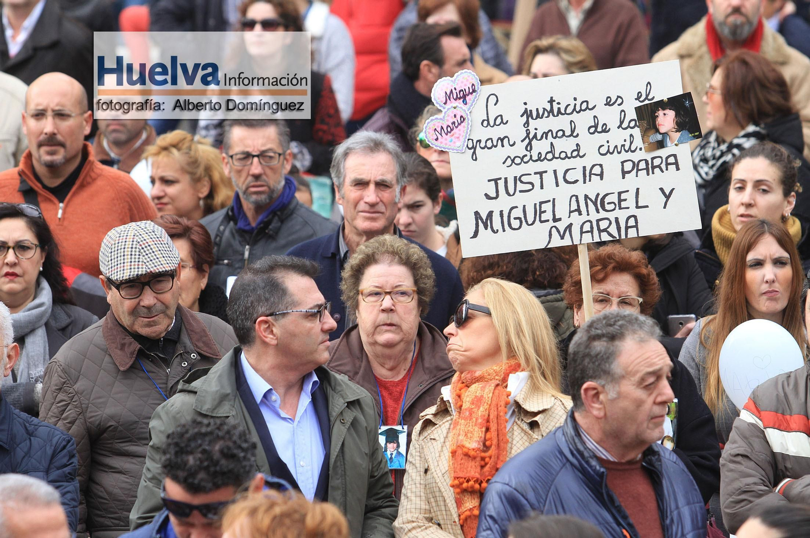 Imágenes de la manifestación contra la derogación de la prisión permanente revisable celebrada en Huelva