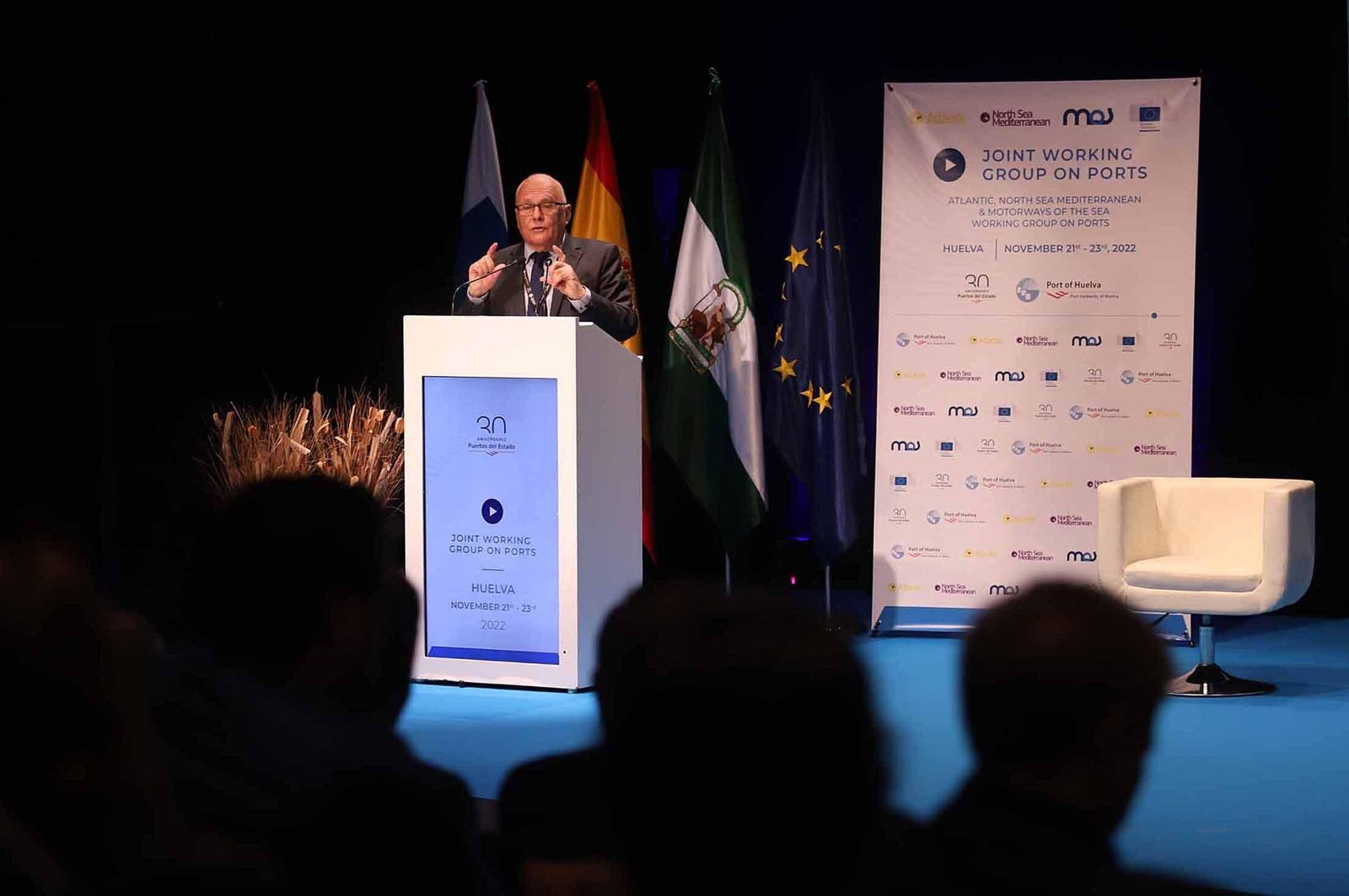 Imágenes de la jornada de los Corredores Europeos Atlántico, Mar del Norte-Mediterráneo y Autopistas del Mar