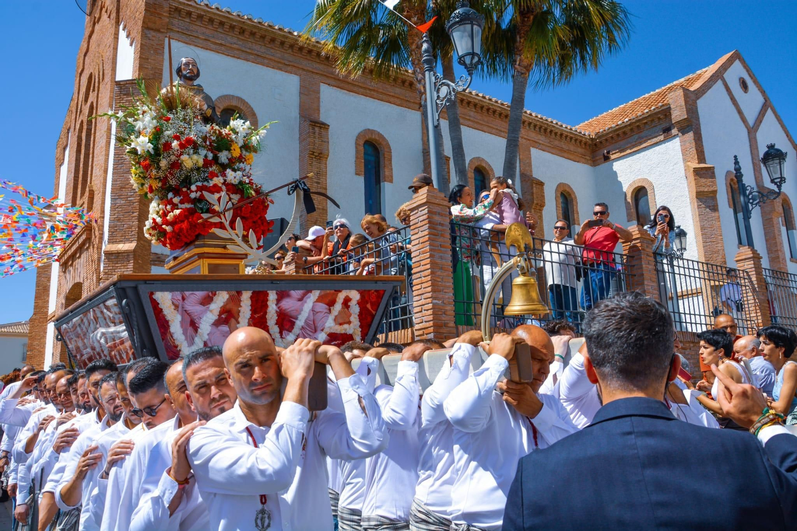 Imagen de la romería de San Isidro Labrador en Periana