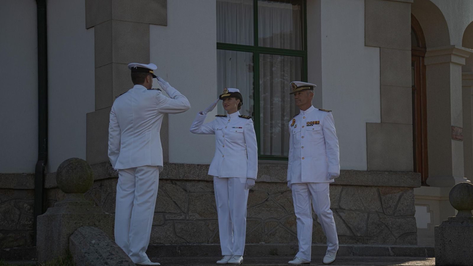 Las fotos del ingreso de la Princesa de Asturias en la Escuela Naval de Marín