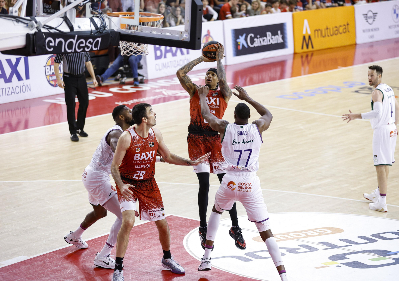 El Baxi Manresa - Unicaja, en fotos