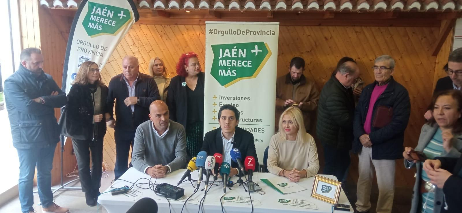 Rueda de prensa de Jaén Merece Más.