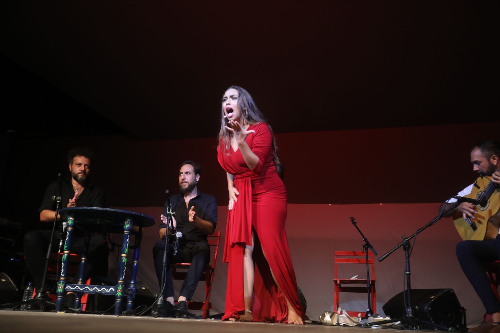 La noche flamenca en el Parque de San Fernando, en imágenes