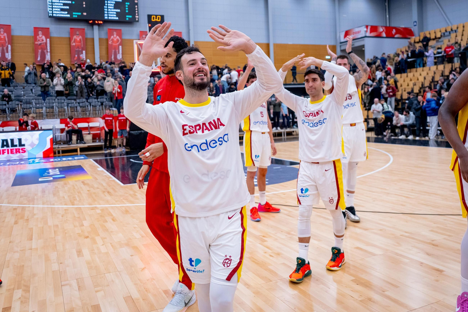 Las mejores fotos del Dinamarca-España de baloncesto